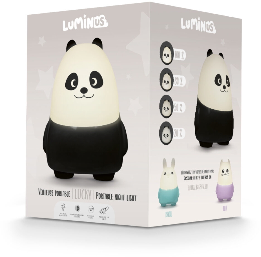 Bigben Nachtlicht Lumin'Us Panda dimmbar mit Timer AU388091