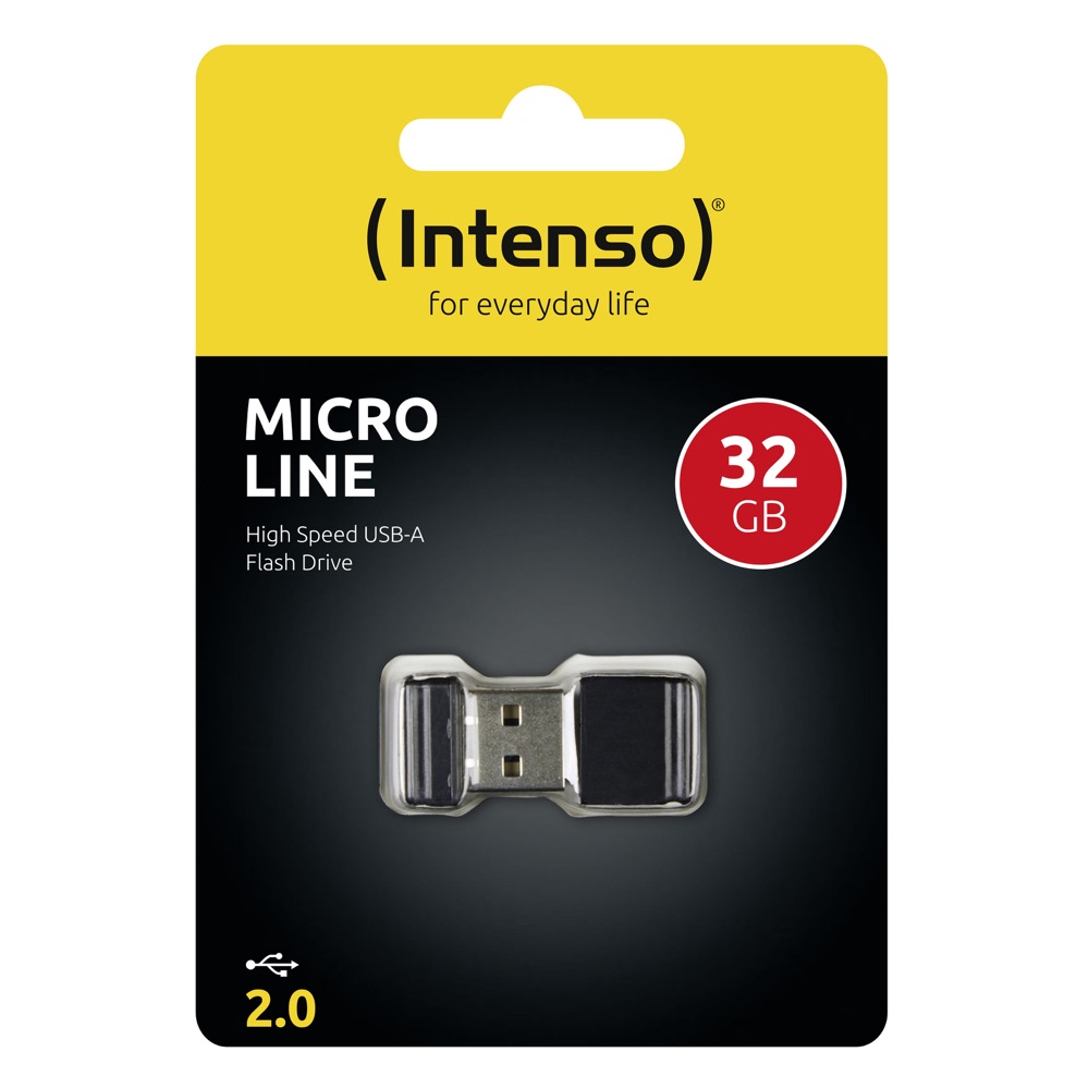 Intenso USB Stick 32GB Speicherstick Micro Line Mini