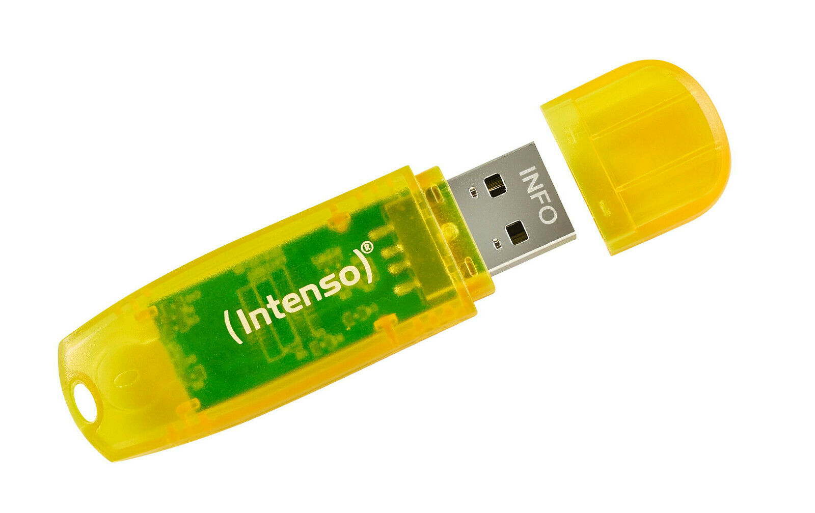 Intenso USB Stick 8GB Speicherstick Rainbow Line gelb bulk