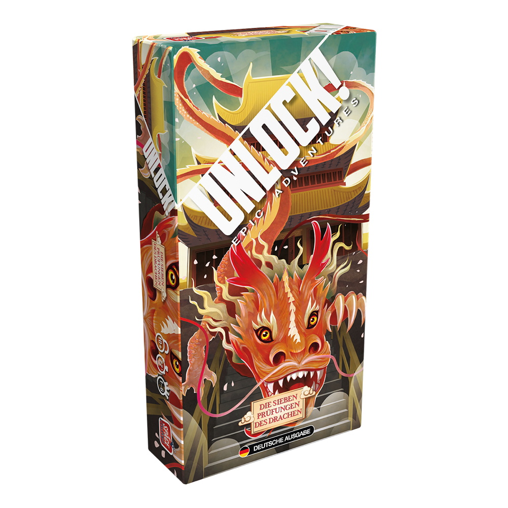 Space Cowboys Familienspiel Unlock! Die sieben Prüfungen des Drachen SCOD0062