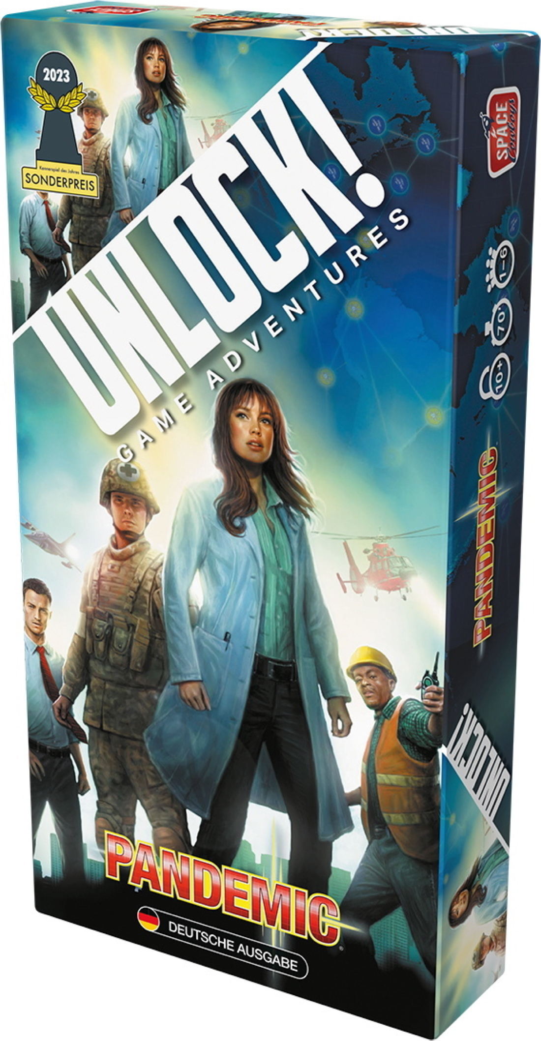 Space Cowboys Familienspiel Unlock! Pandemic SCOD0086