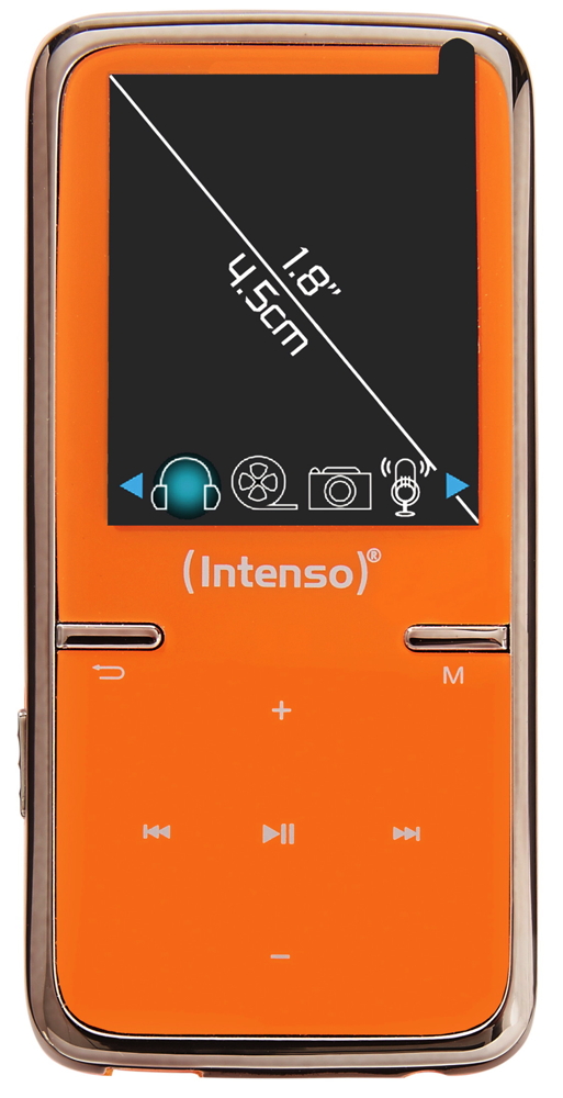 Intenso MP3 Player Video Scooter 8GB 1,8 Zoll Display orange