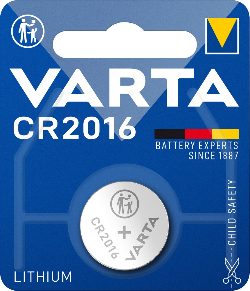 10 Varta 6016 Professional CR 2016 Lithium Knopfzelle Batterien Blister
