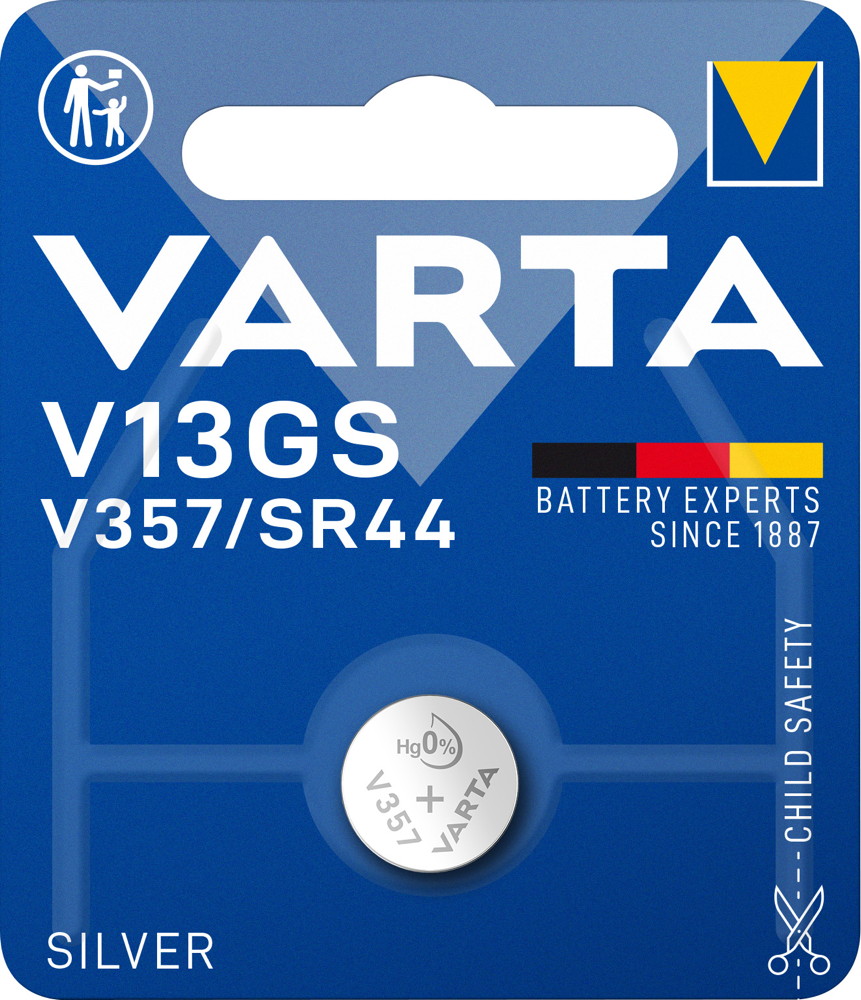 10 Varta 4176 Professional SR44 / V13GS Pr. Silber Knopfzelle Batterien Blister