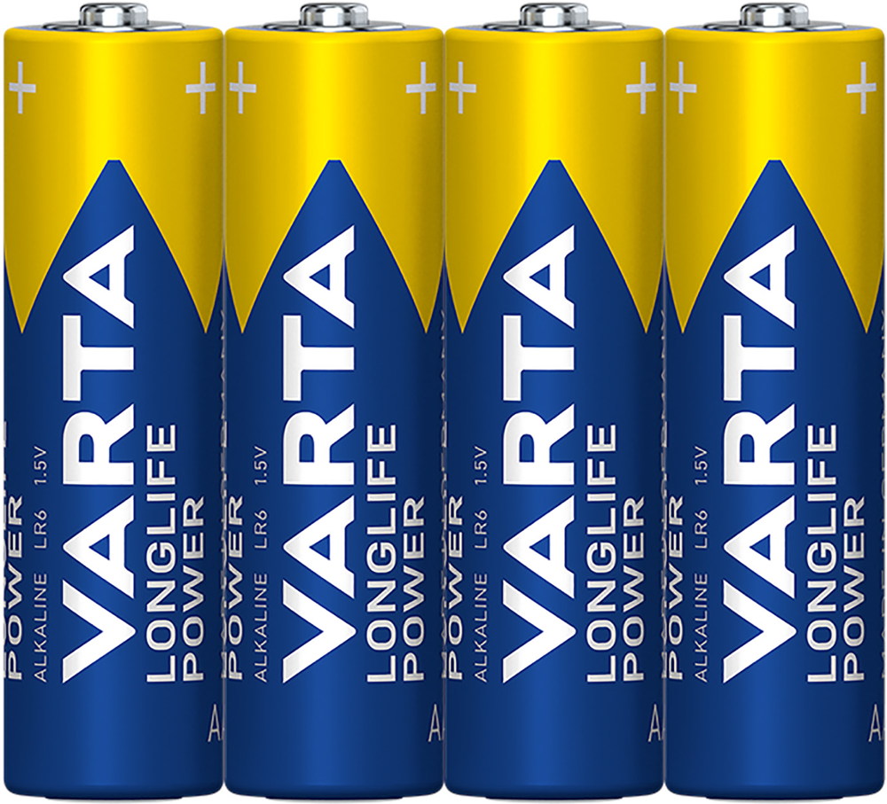 40 Varta 4906 Longlife Power AA / Mignon Alkaline Batterien in 4er Folie