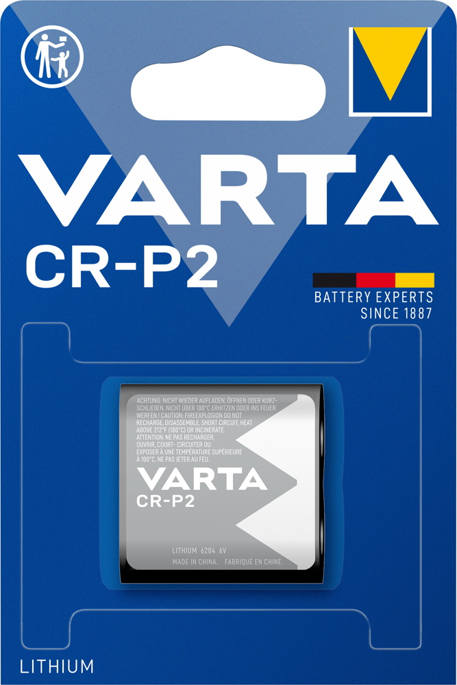 10 Varta 6204 Professional CR-P2 Lithium Batterien Blister