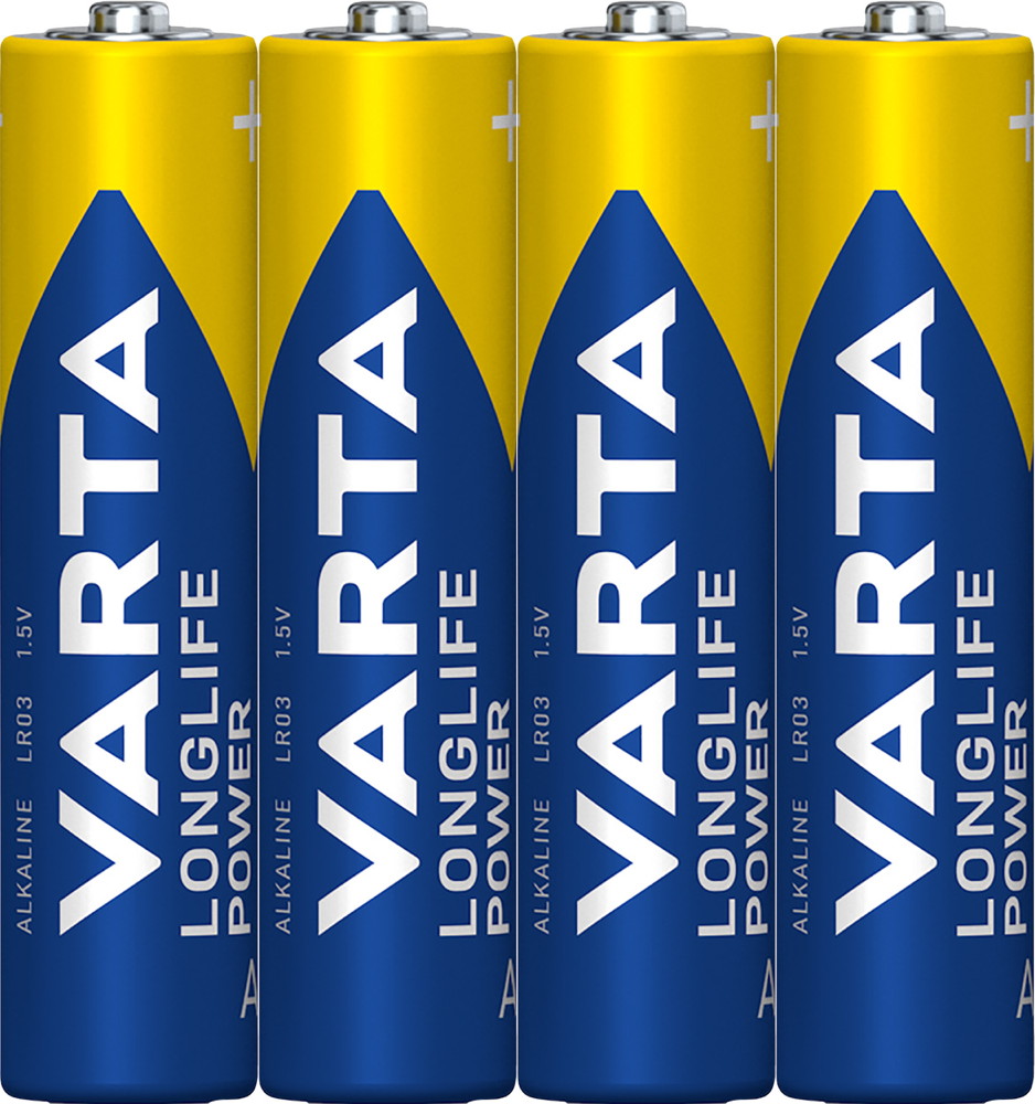 40 Varta 4903 Longlife Power AAA / Micro Alkaline Batterien in 4er Folie