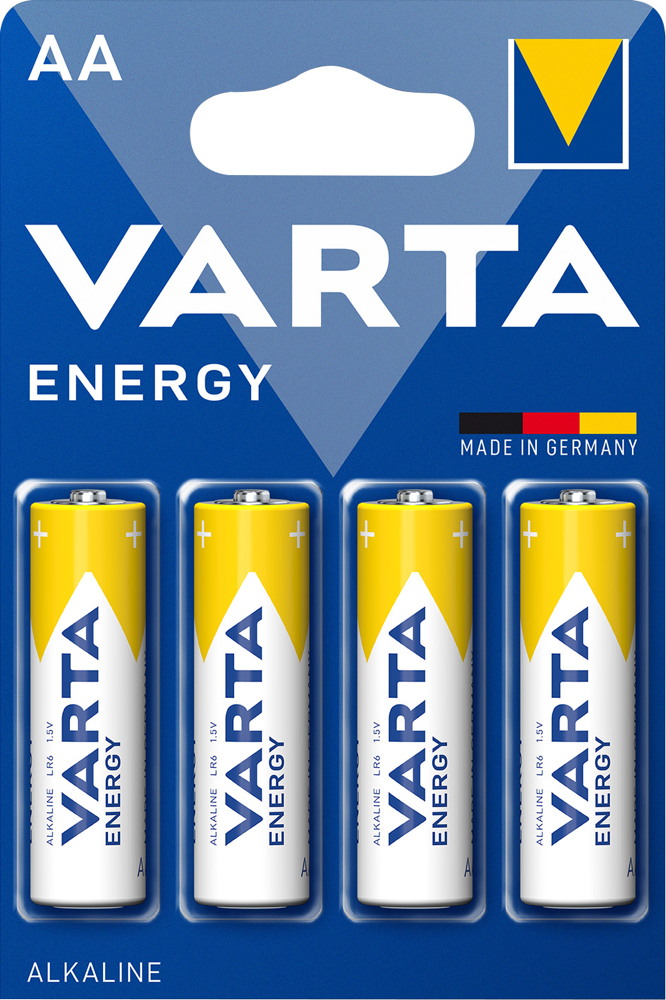 40 Varta 4106 Energy AA / Mignon Alkaline Batterien im 4er Blister