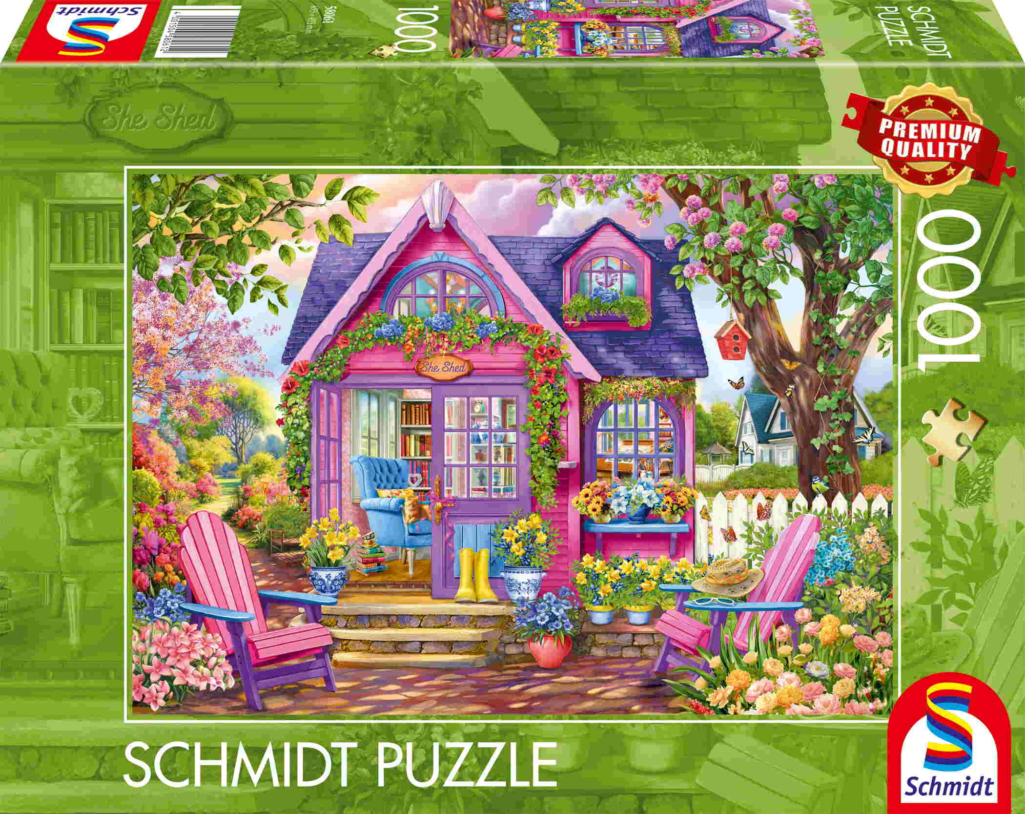 1000 Teile Schmidt Spiele Puzzle Ein H�uschen zum Verlieben 58061