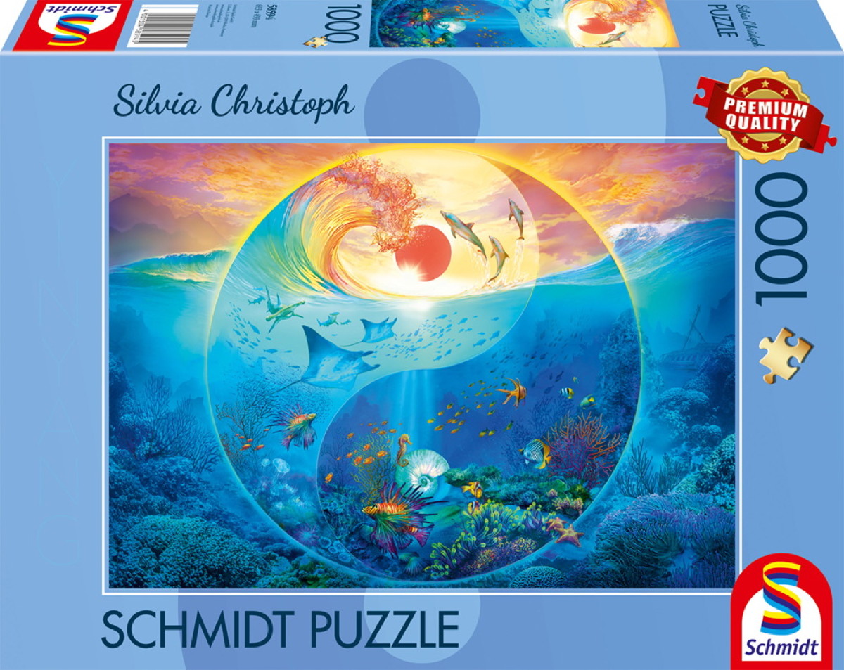 1000 Teile Schmidt Spiele Puzzle Silvia Christoph Yin & Yang Im Reich der Meerestiere 58594
