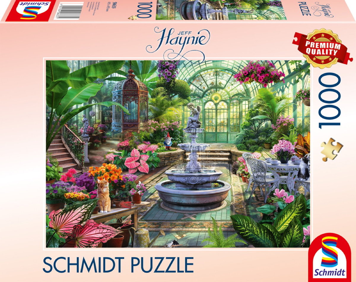 1000 Teile Schmidt Spiele Puzzle Jeff Haynie Viktorianisches Gewächshaus 58633