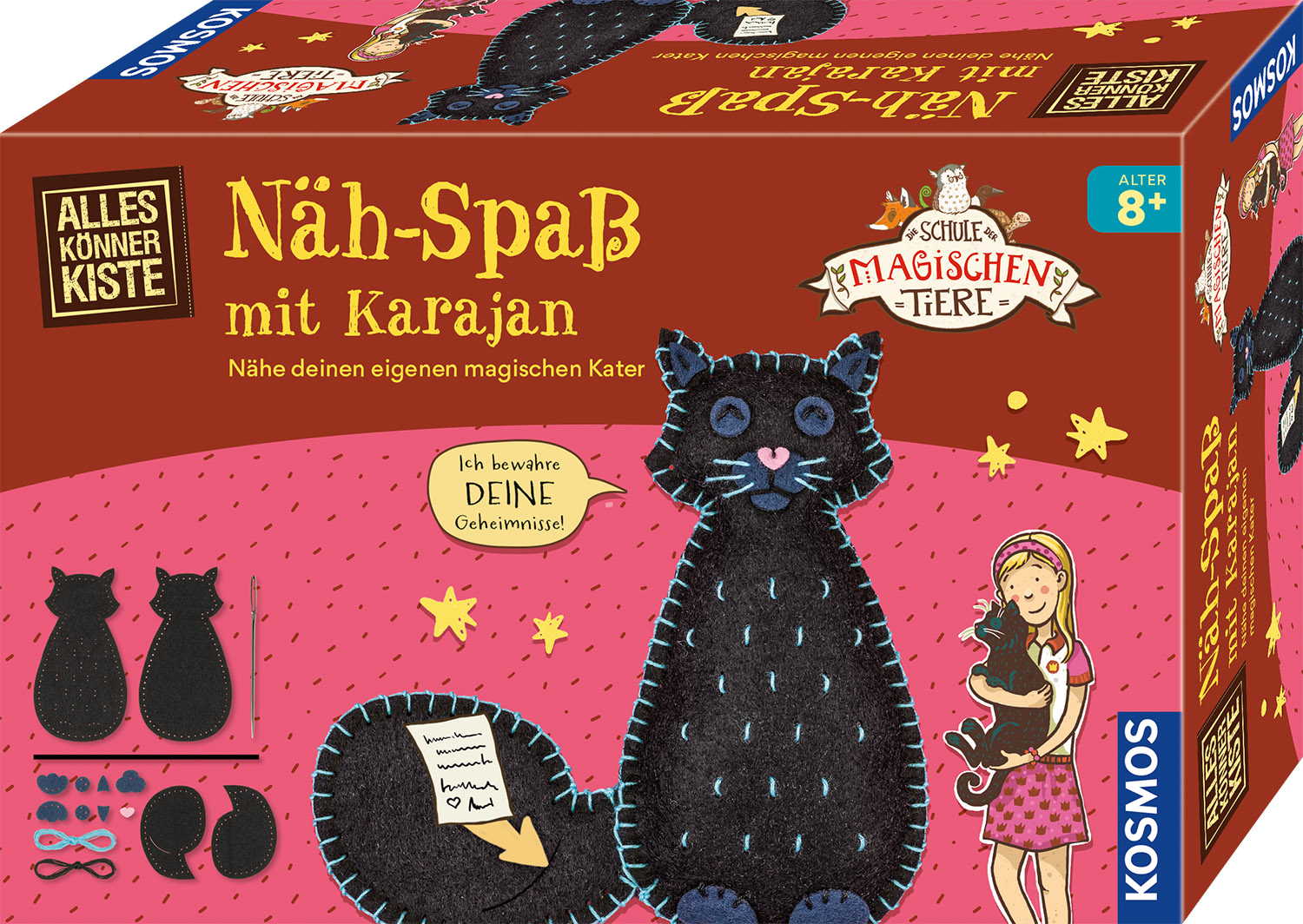 Kosmos Spielzeug Kreativität Basteln Die Schule der magischen Tiere Nähspaß mit Karajan 605681