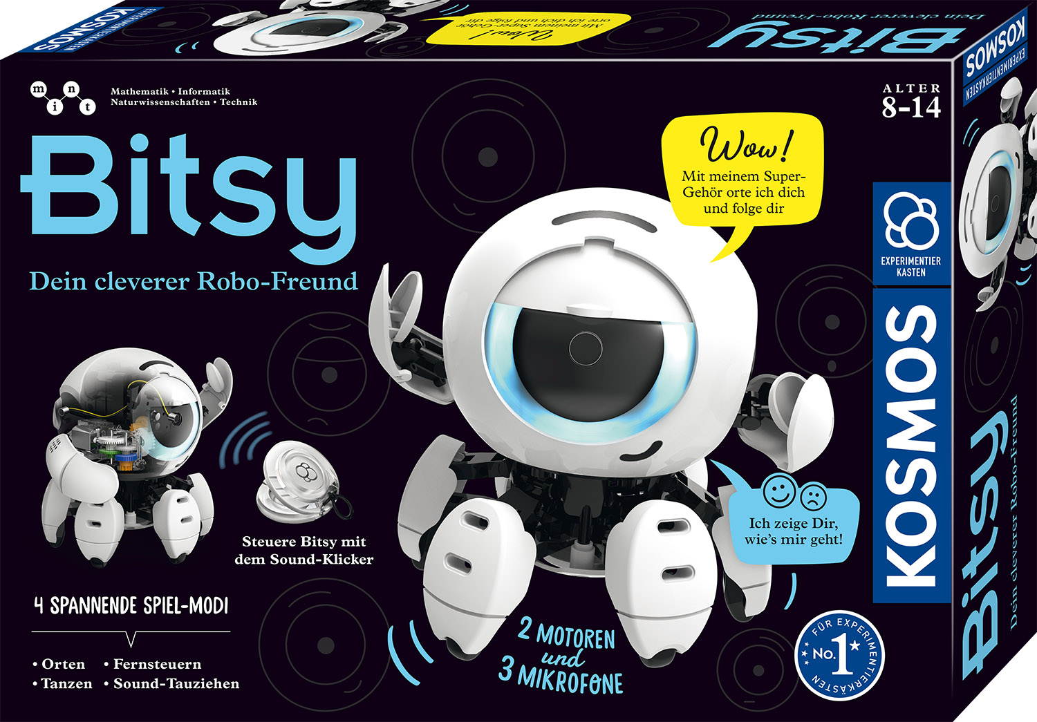 Kosmos Experimentieren Roboter & Programmieren Bitsy - Dein cleverer Robo-Freund 621094