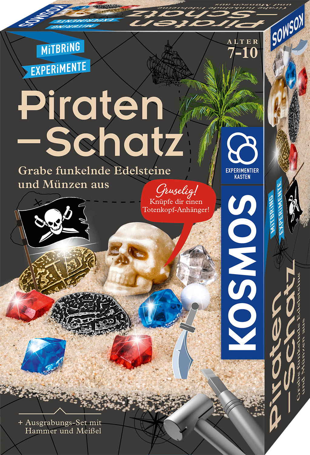 Kosmos Experimentieren Ausgrabung Piraten-Schatz 657888