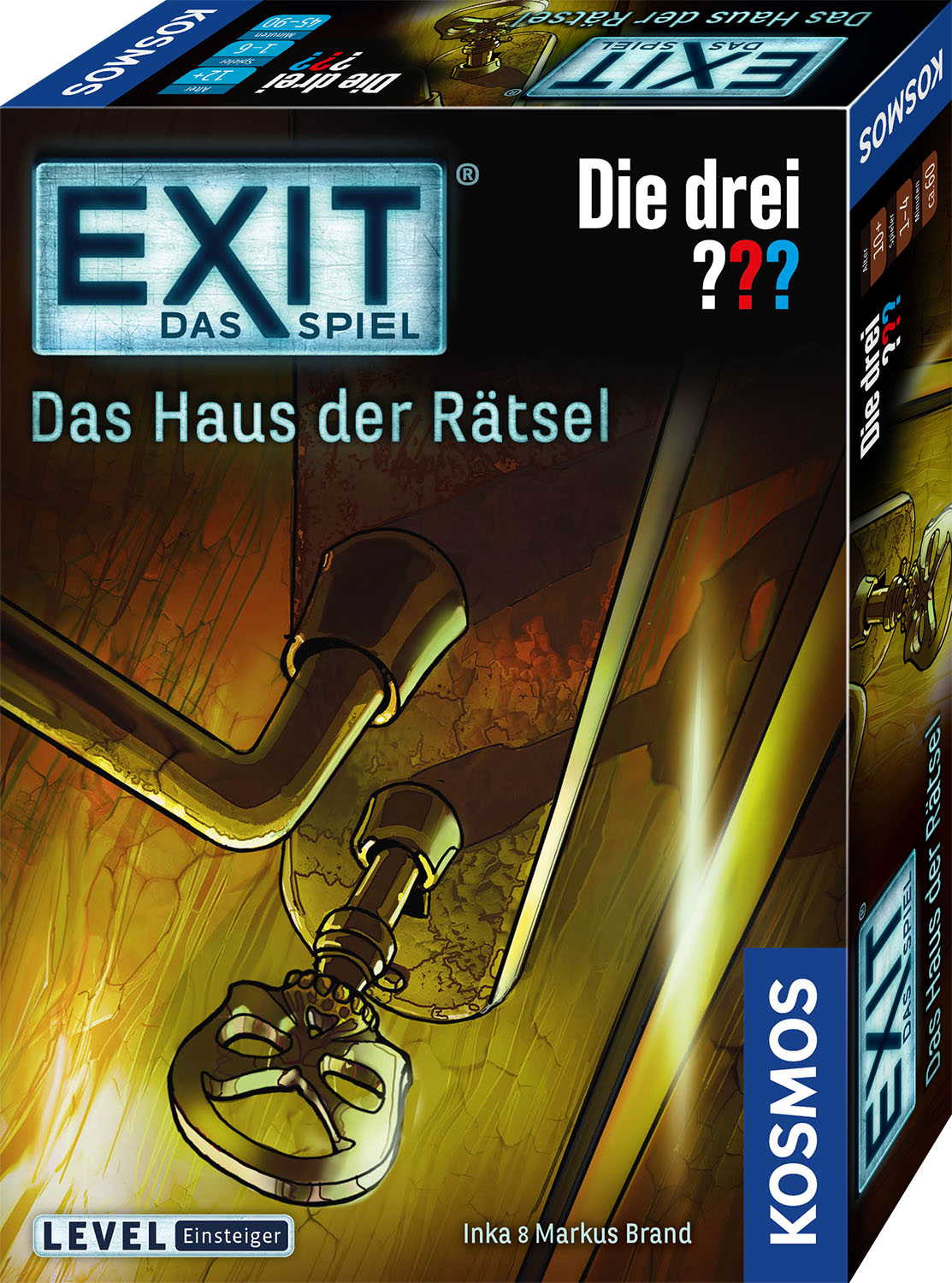 Kosmos Familienspiel Escape EXIT® Die drei ??? Das Haus der Rätsel Level Einsteiger 694043