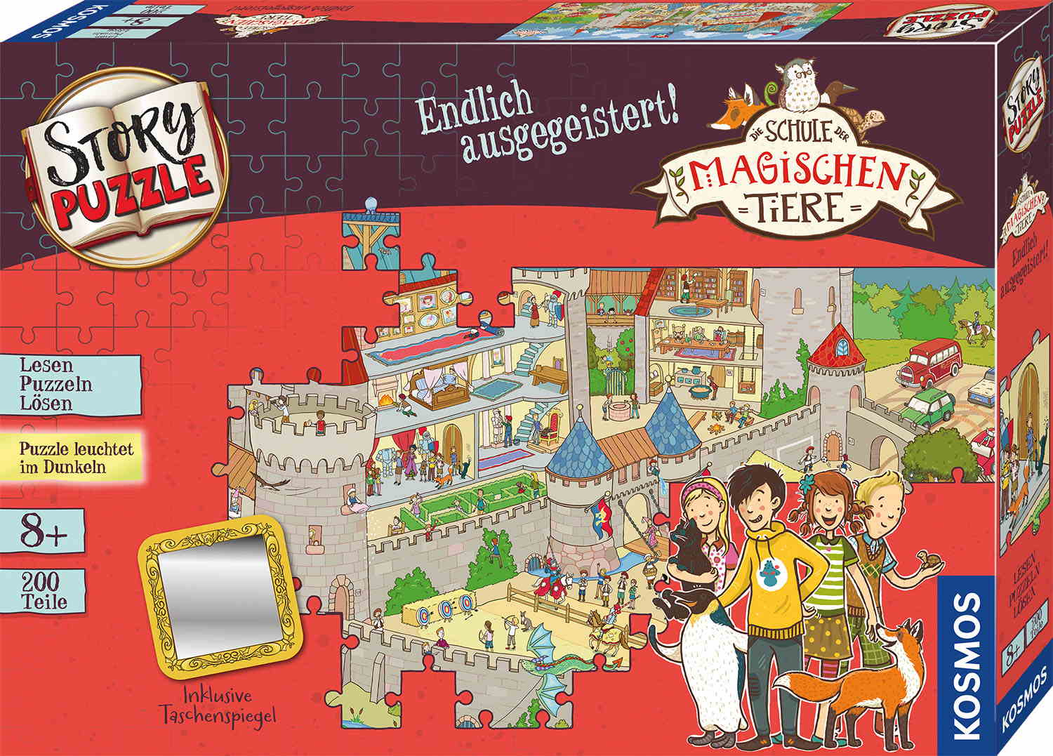 200 Teile Kosmos Die Schule der magischen Tiere Storypuzzle Endlich ausgegeistert! 698737