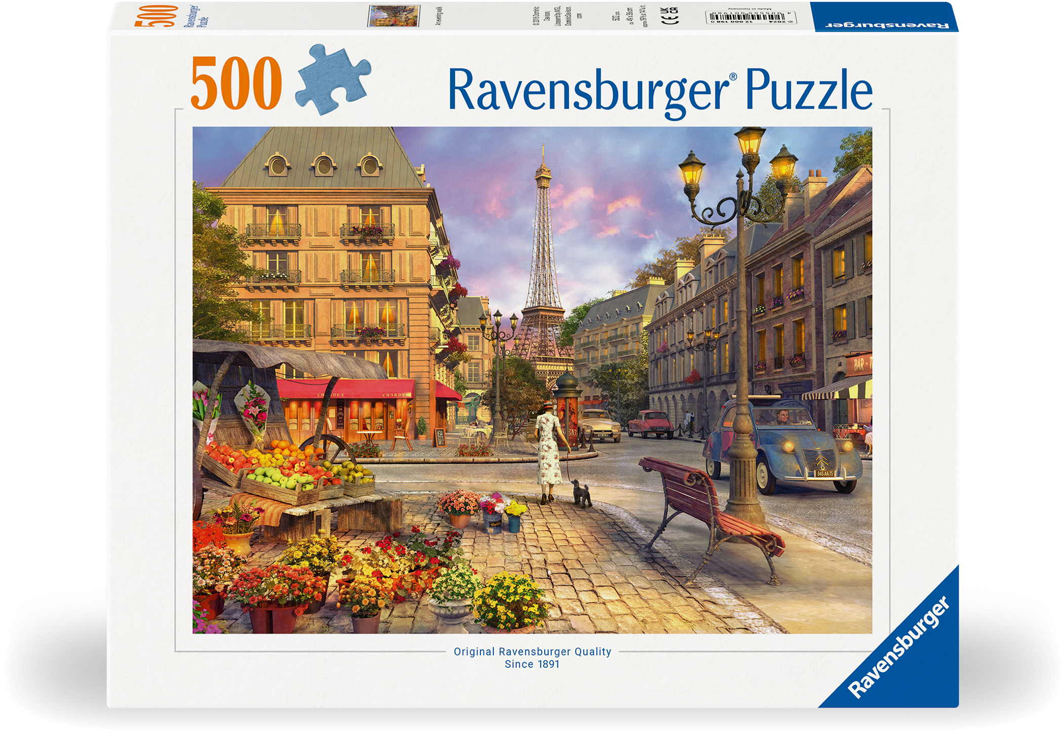 500 Teile Ravensburger Puzzle Spaziergang durch Paris 12000198