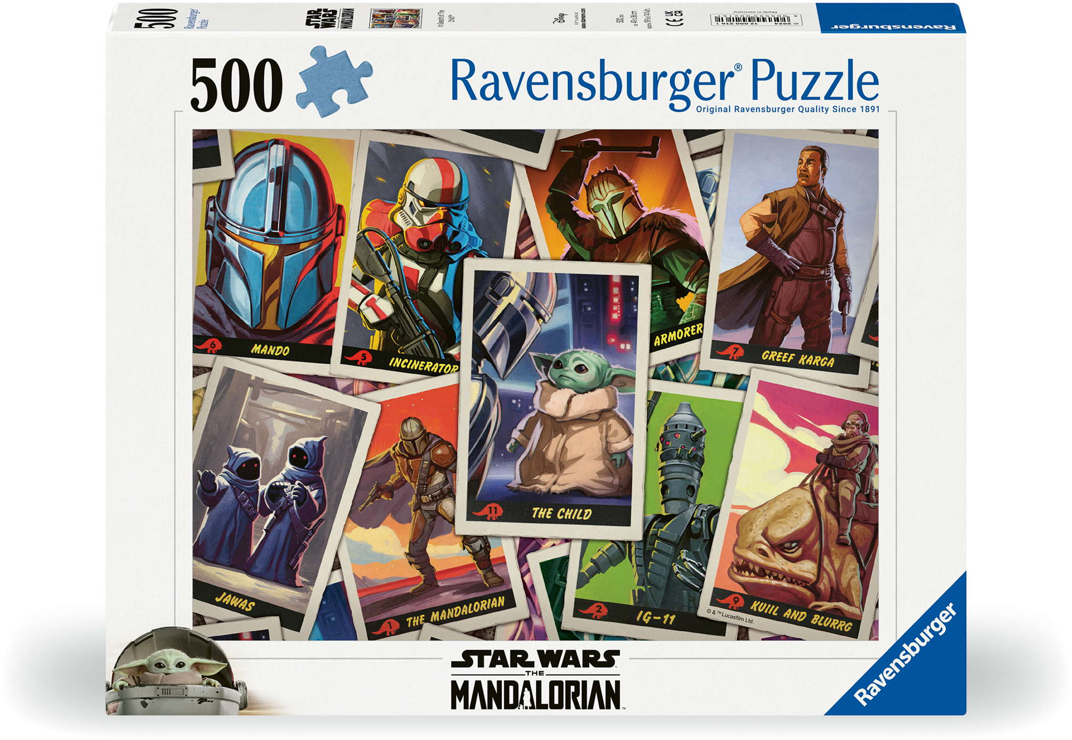 500 Teile Ravensburger Puzzle Star Wars The Mandalorian Auf der Suche nach dem Kind 12000216