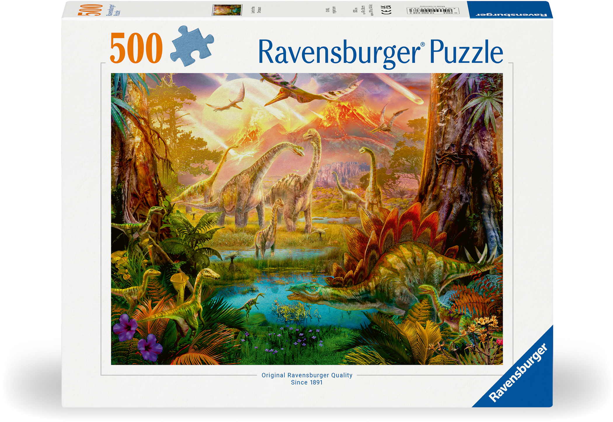 500 Teile Ravensburger Puzzle Im Dinoland 12000238