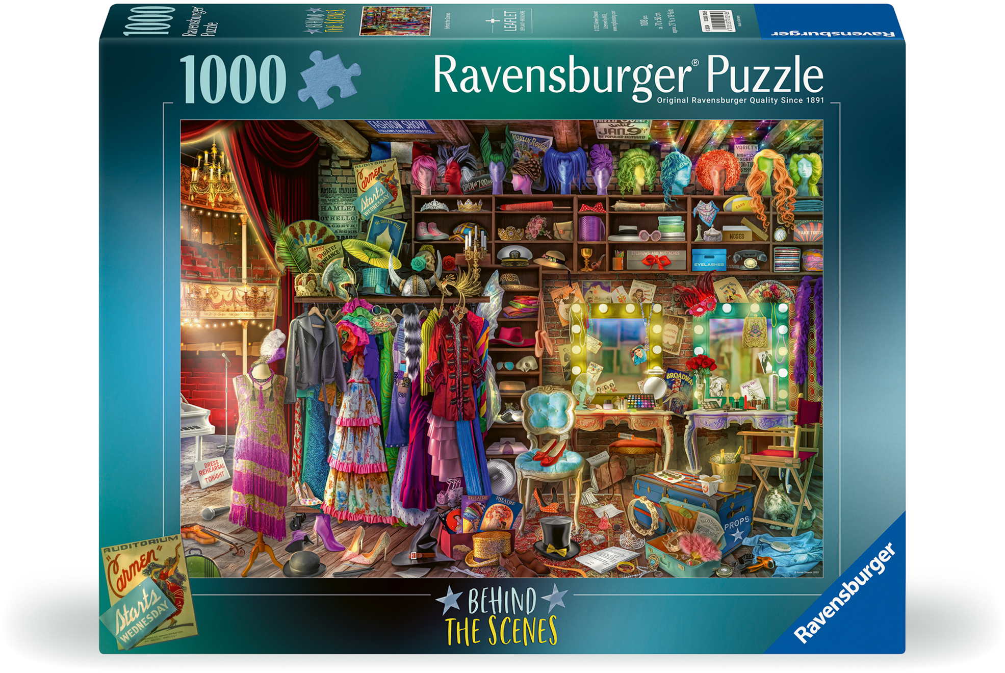1000 Teile Ravensburger Puzzle Amiee Stewart Backstage 1000p 12000295