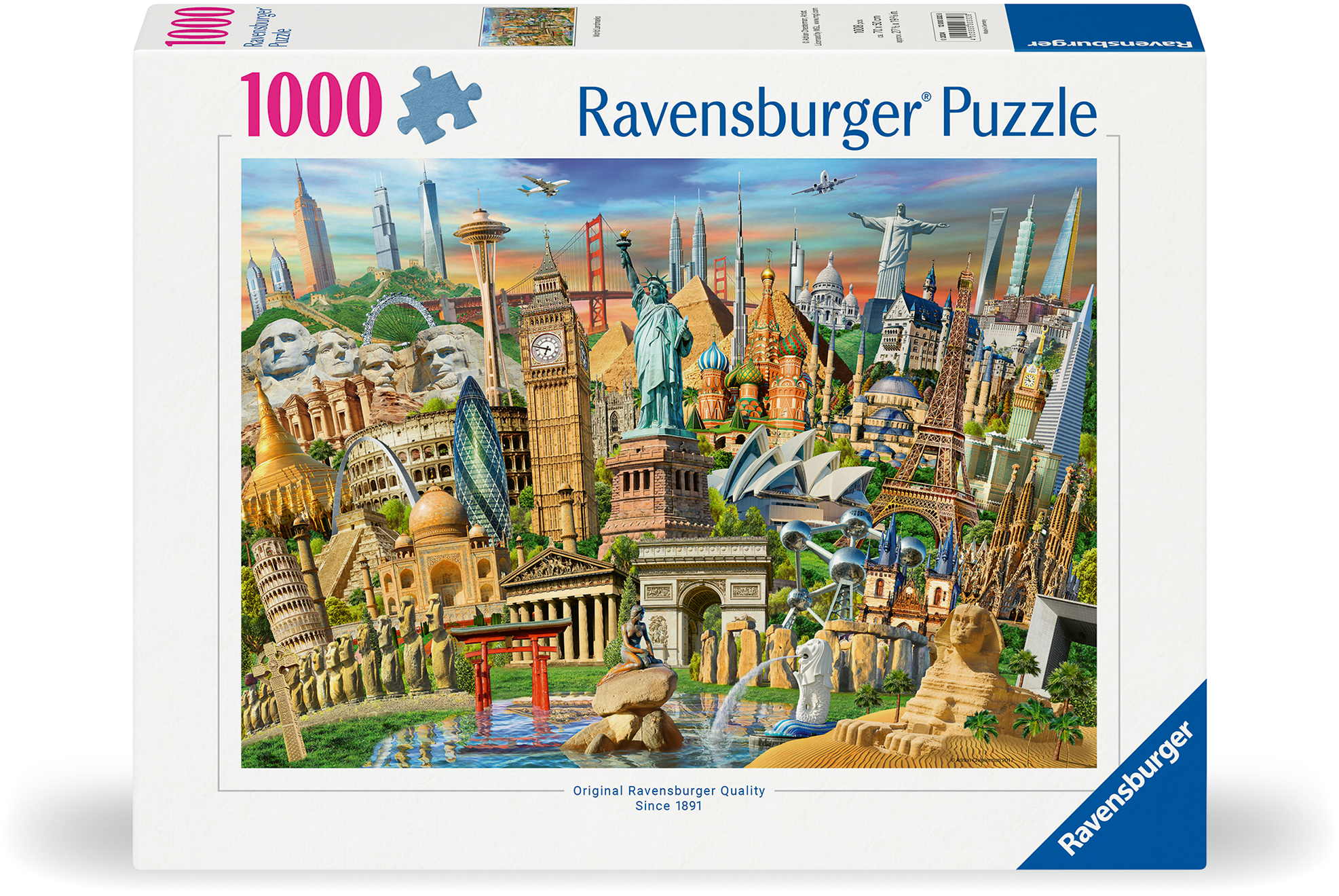1000 Teile Ravensburger Puzzle Sehensw�rdigkeiten weltweit 12000332