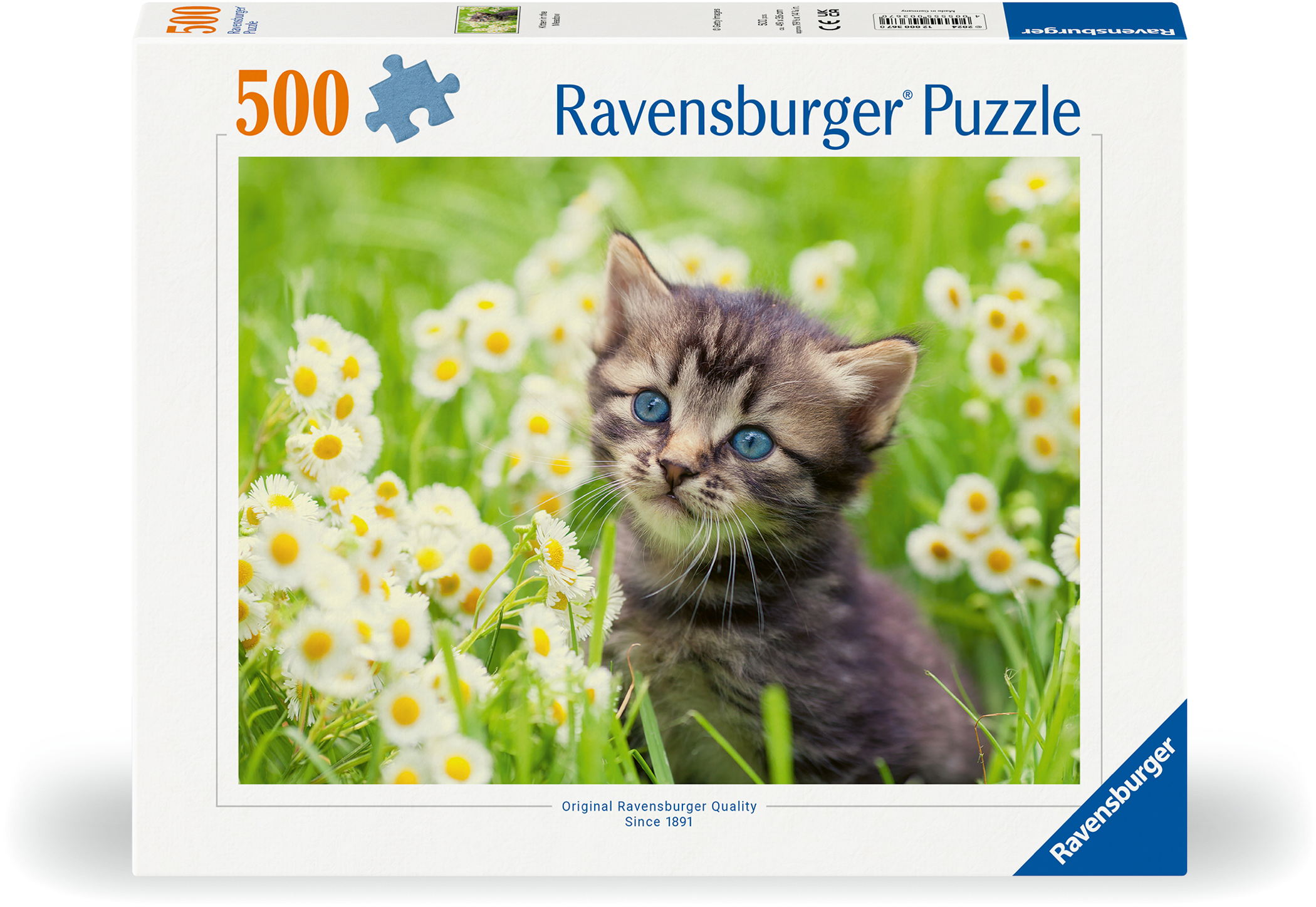 500 Teile Ravensburger Puzzle K�tzchen in der Wiese 12000367