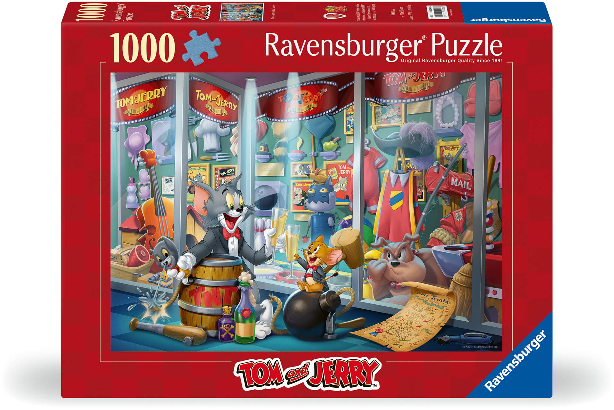 1000 Teile Ravensburger Puzzle Ruhmeshalle von Tom & Jerry 12000408