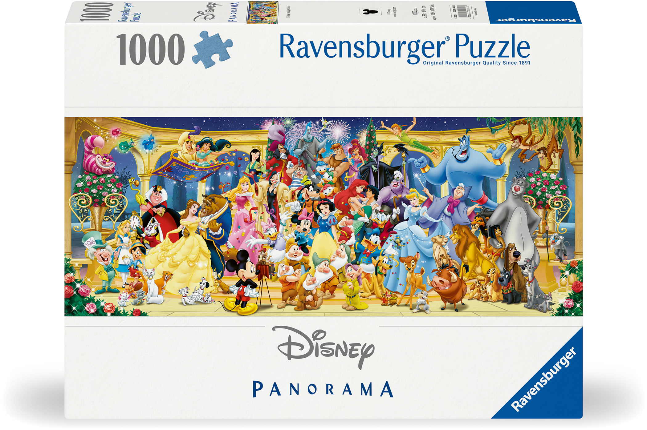 1000 Teile Ravensburger Puzzle Panorama Disney Classics Disney Gruppenfoto 12000444