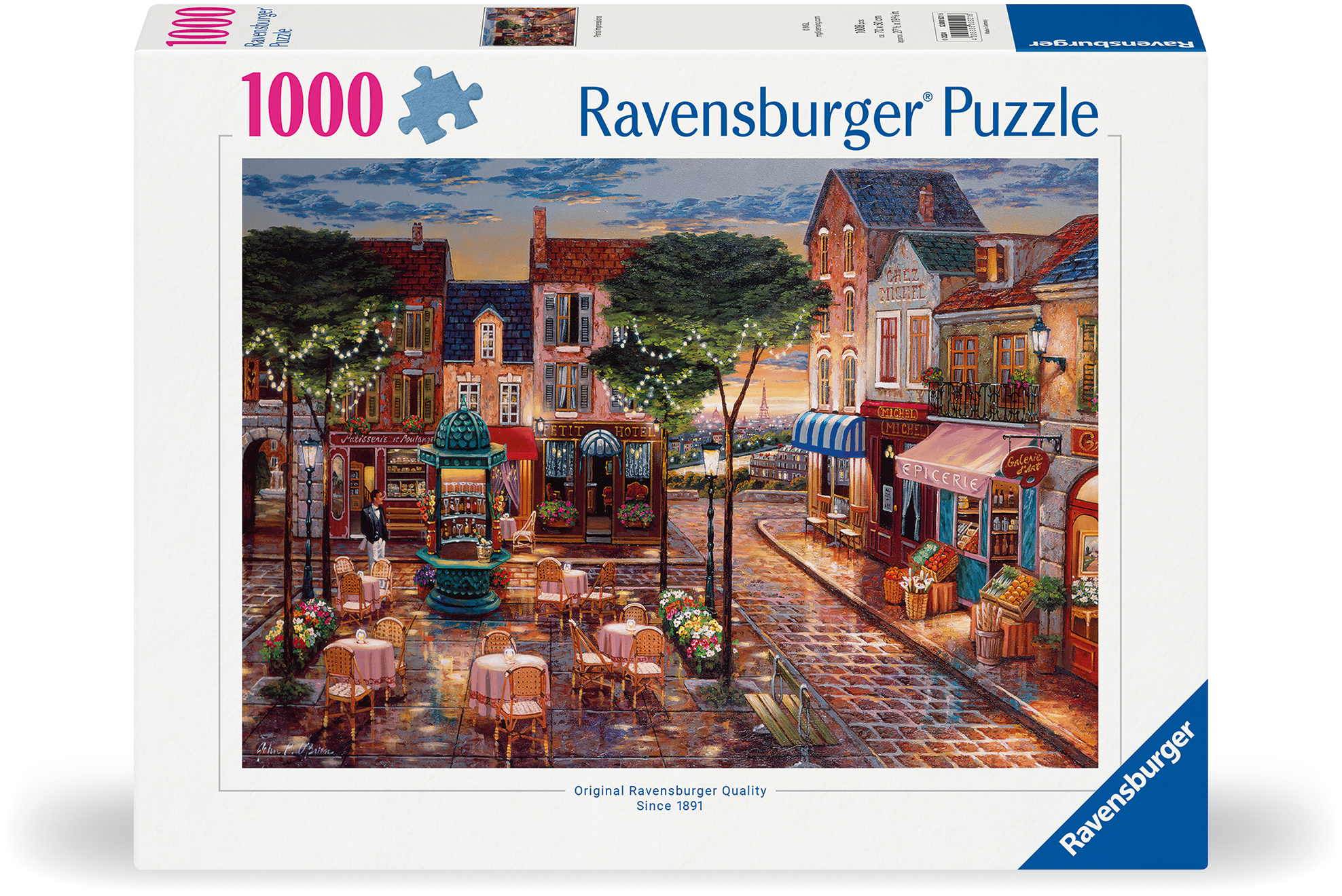 1000 Teile Ravensburger Puzzle Gemaltes Paris 12000521