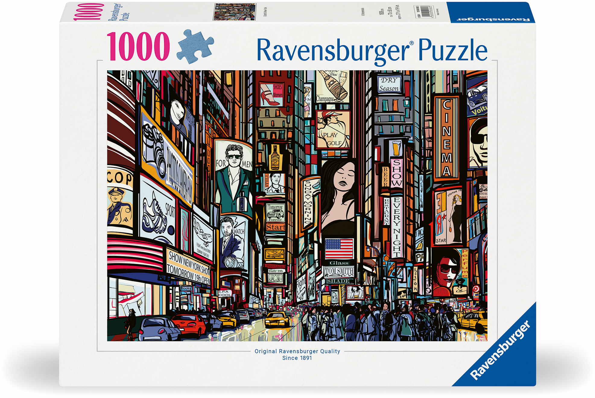 1000 Teile Ravensburger Puzzle Buntes New York 12000580