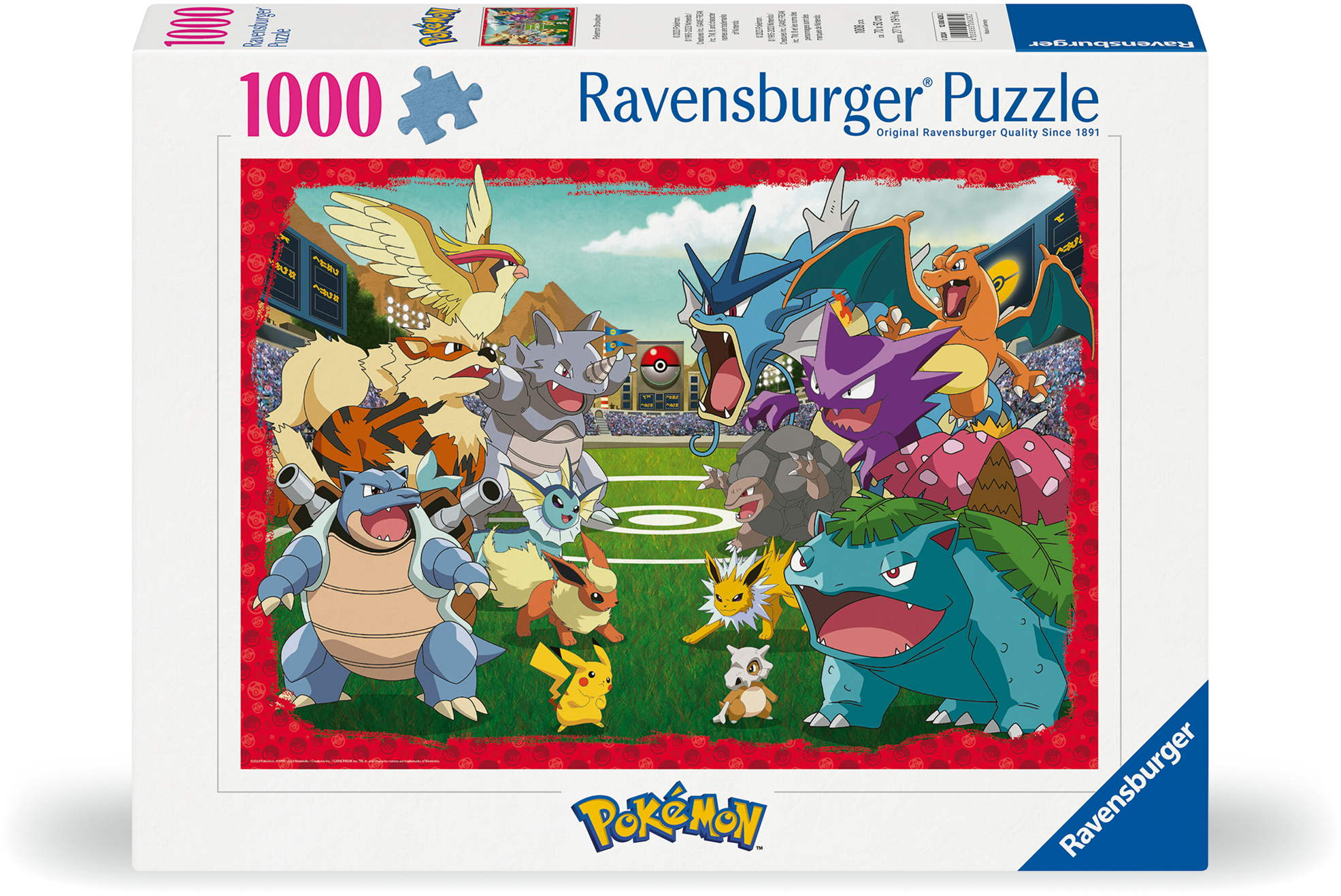1000 Teile Ravensburger Puzzle Pokémon Kräftemessen 12000628