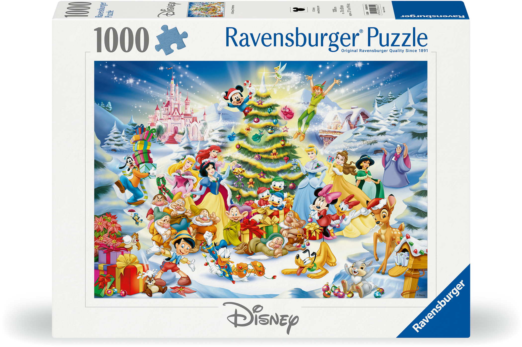 1000 Teile Ravensburger Puzzle Disney Classics Disneys Weihnachten 12000651