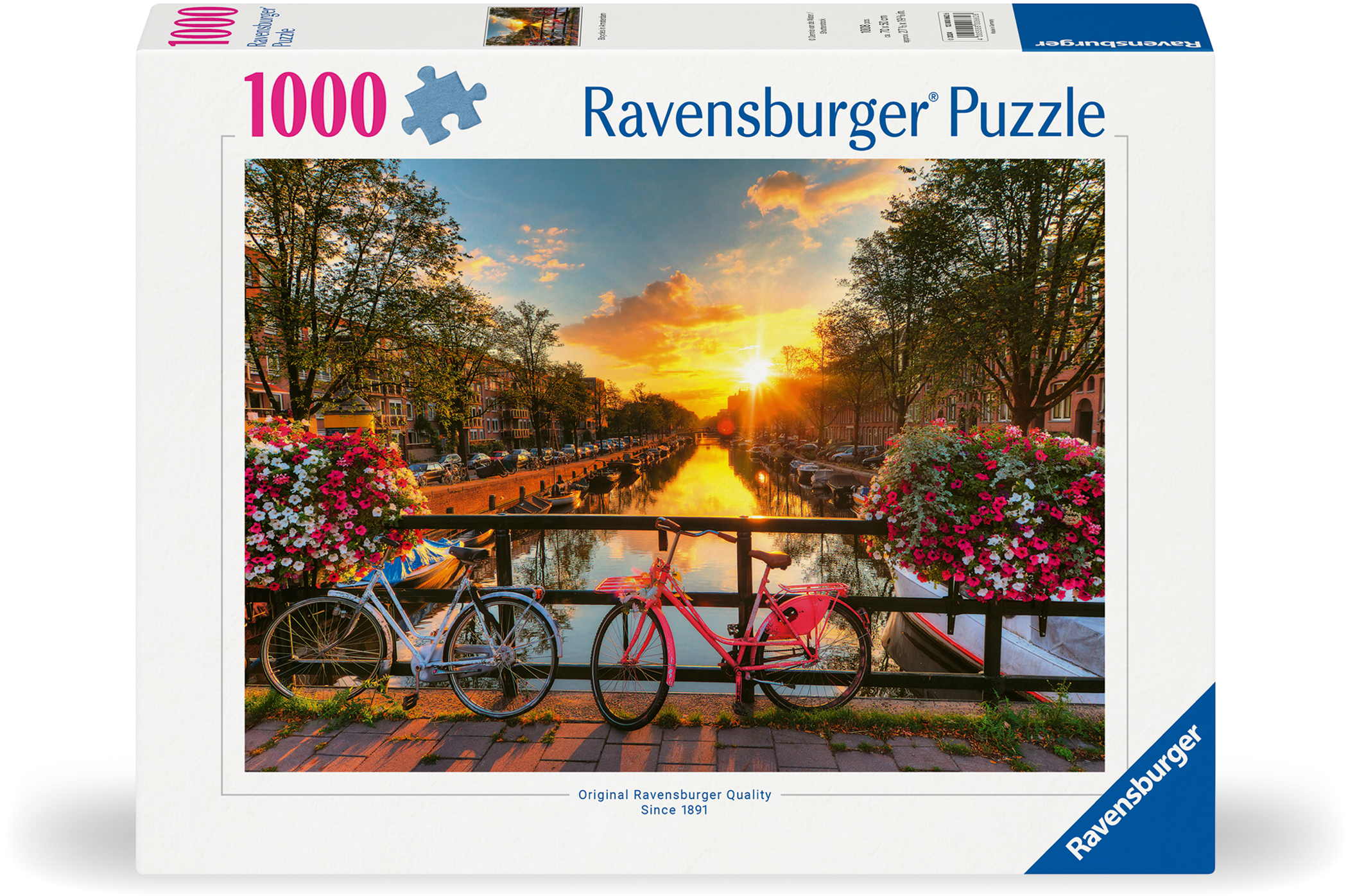 1000 Teile Ravensburger Puzzle Fahrräder in Amsterdam 12000662