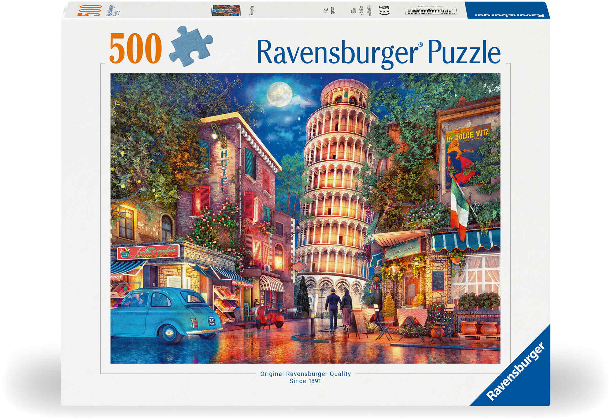 500 Teile Ravensburger Puzzle Abends in Pisa 12000709