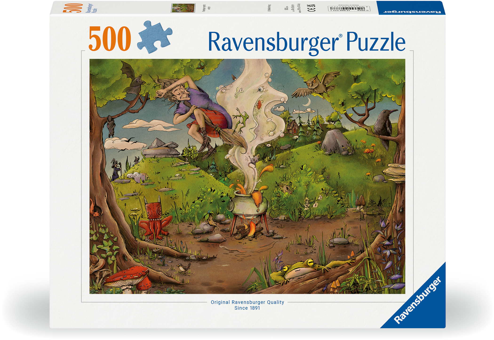 500 Teile Ravensburger Puzzle Bei der Waldhexe 12000777