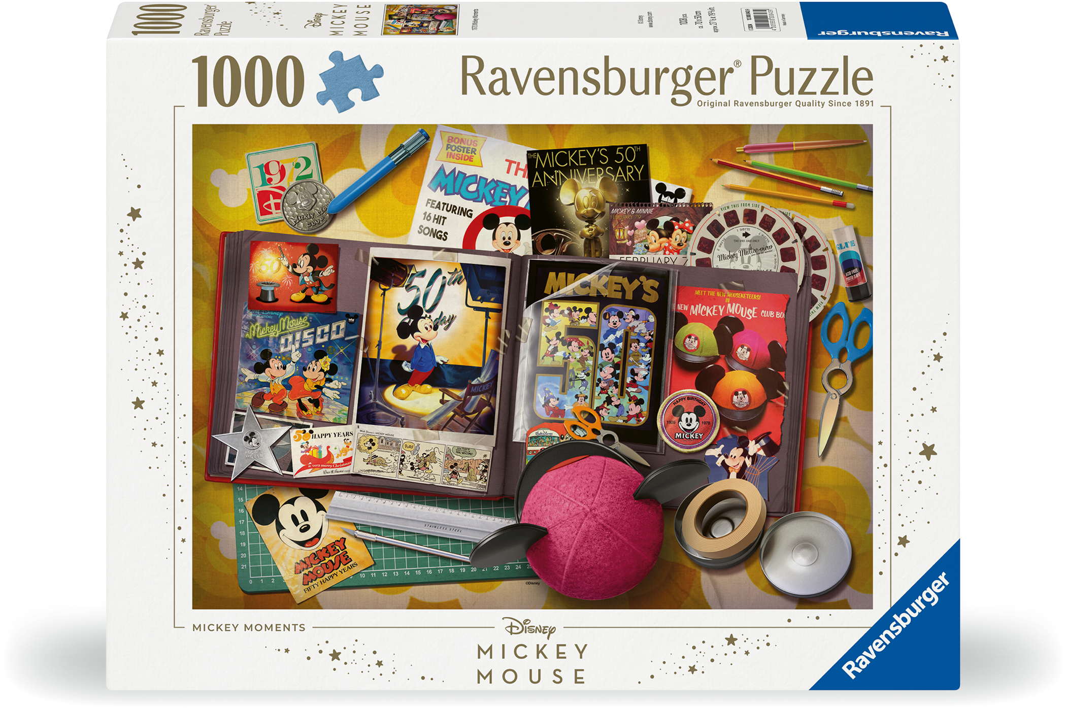 1000 Teile Ravensburger Puzzle Mickey Mouse 1970 Mickey Moments 12000843