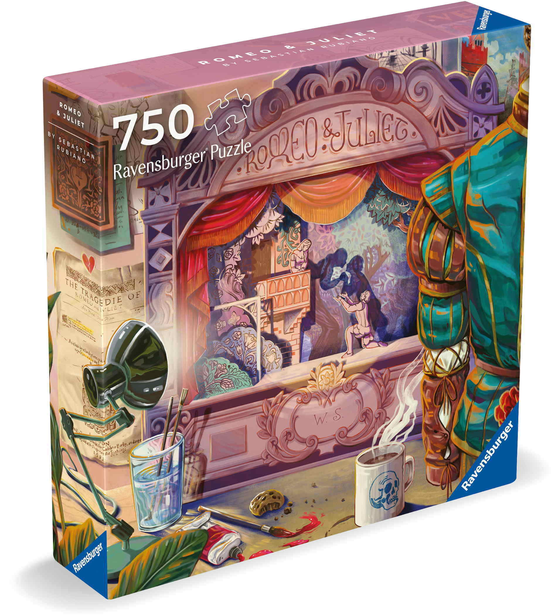 750 Teile Ravensburger Puzzle Art & Soul Collection Romeo & Juliet 12000997