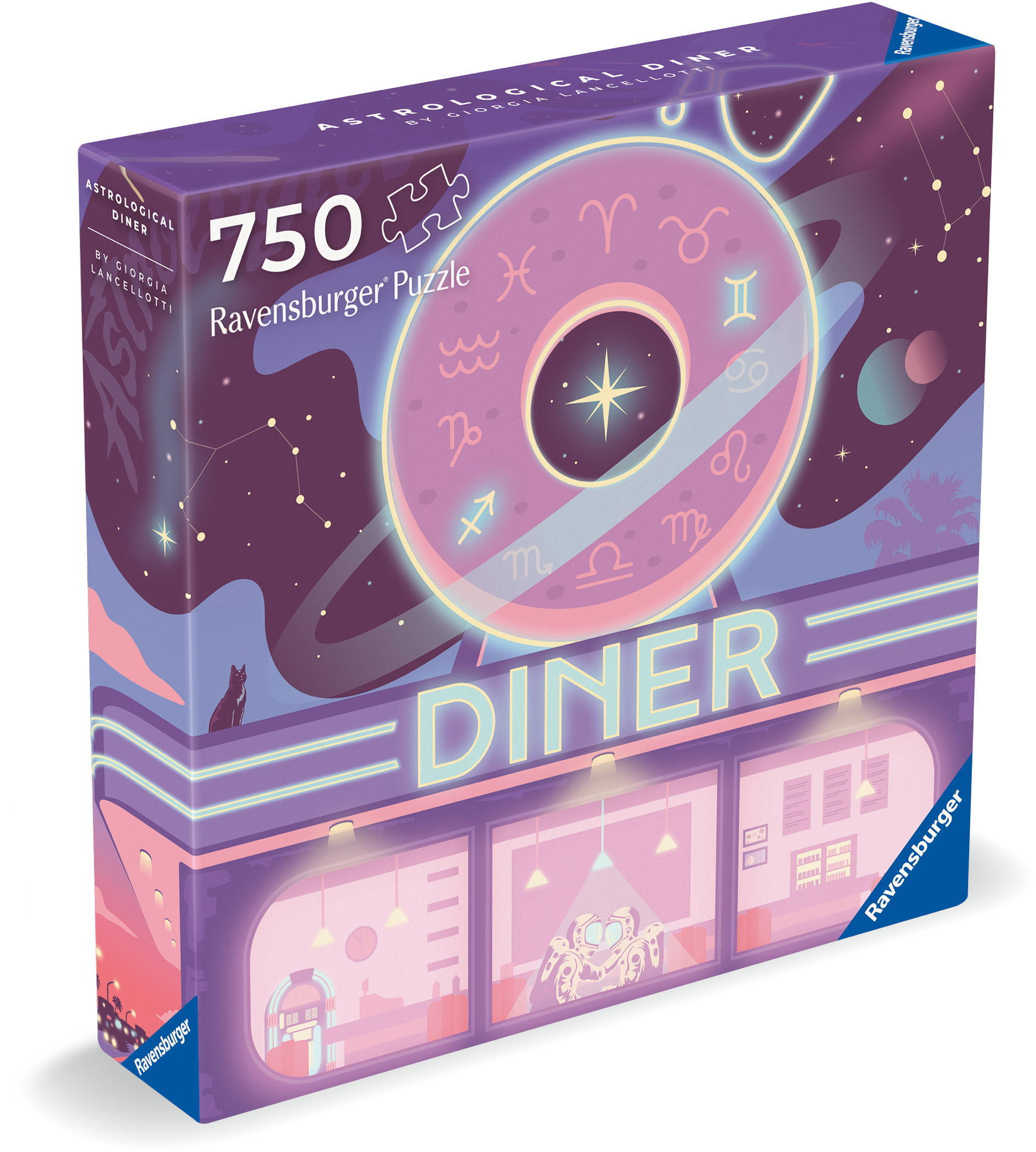 750 Teile Ravensburger Puzzle Art & Soul Collection Astrological Diner 12001000