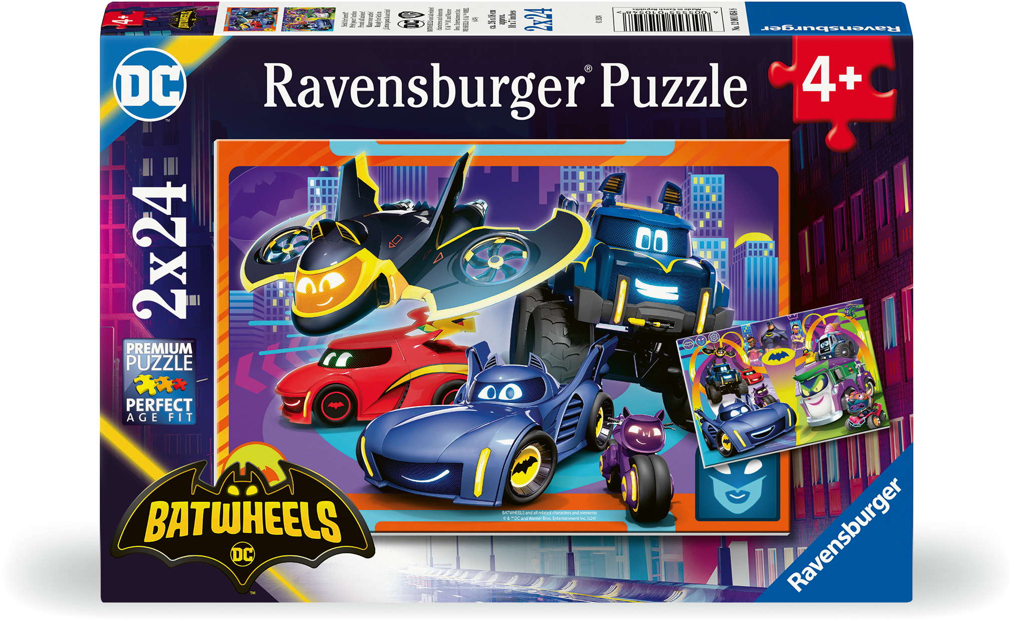2 x 24 Teile Ravensburger Kinder Puzzle Batman Seid ihr bereit? 12001054