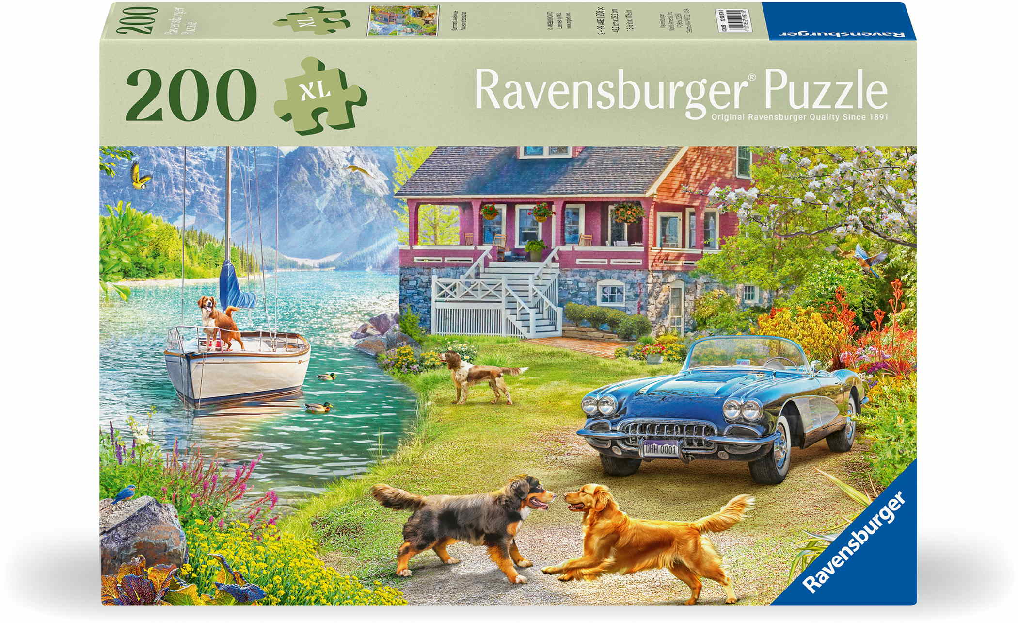 200 Teile Ravensburger Puzzle Feel & Well Sommerhaus am See 12001370