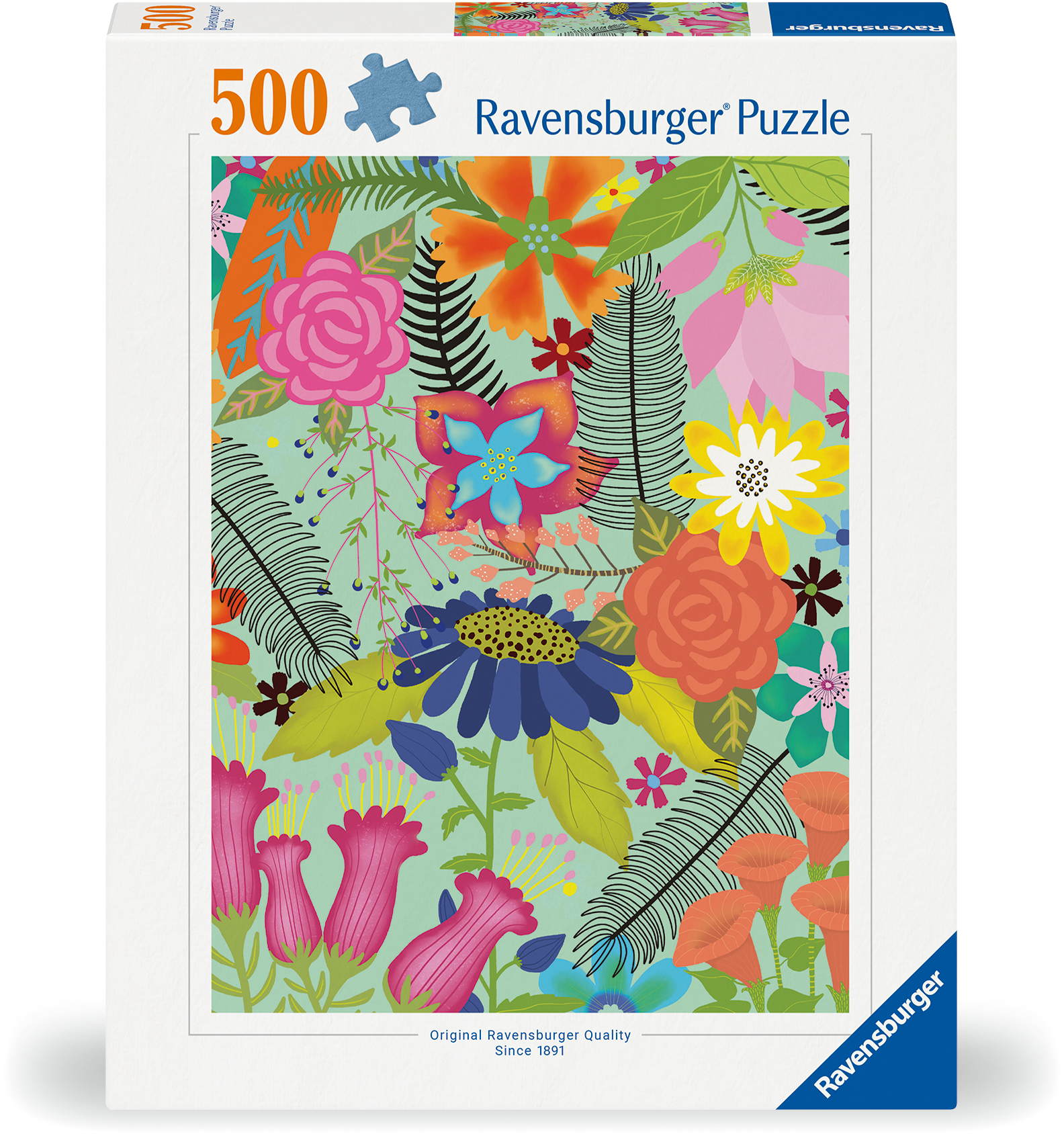 500 Teile Ravensburger Puzzle Flowerjungle 12001382