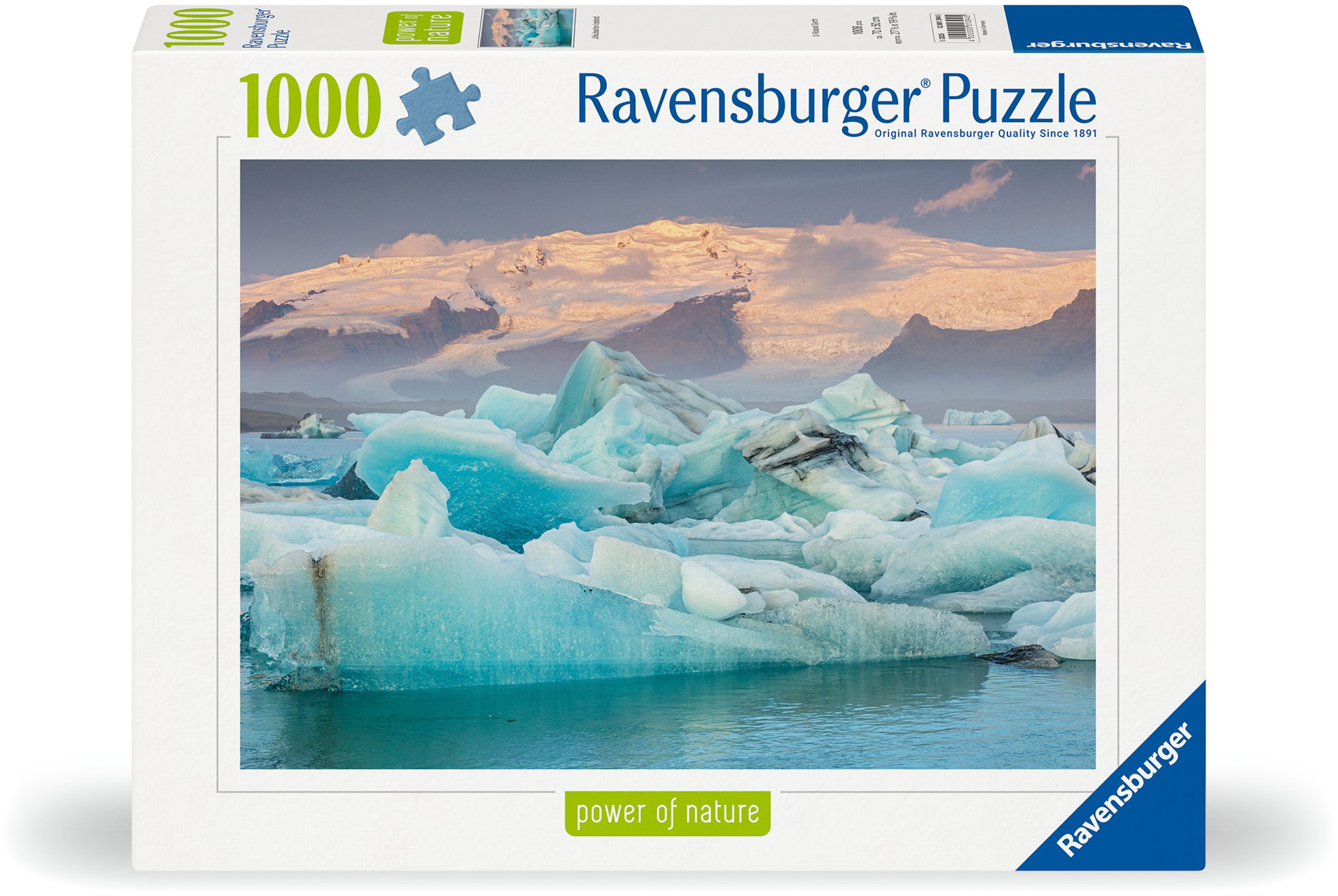 1000 Teile Ravensburger Puzzle Power of Nature Jökulsarlon Iceland 12001394