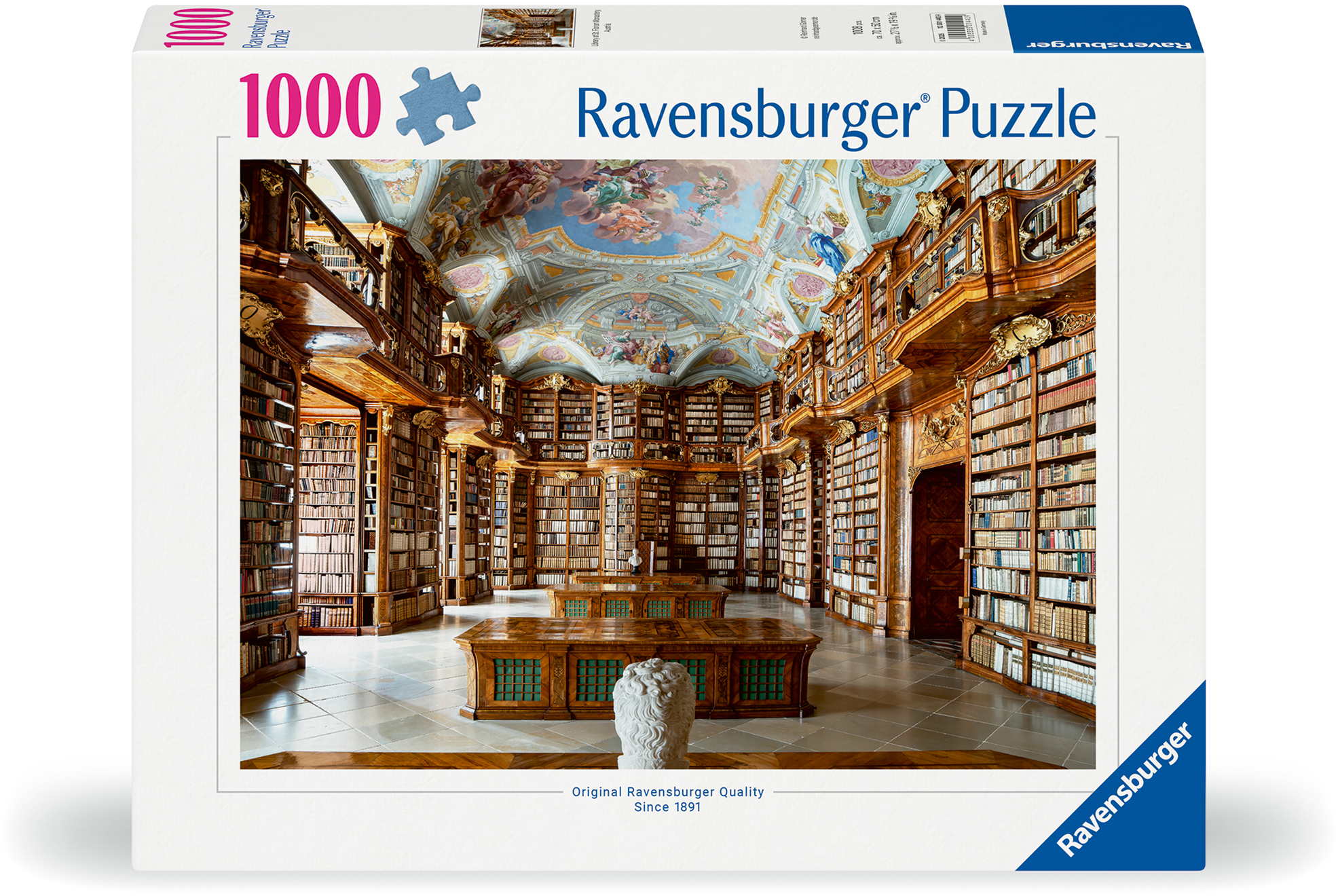 1000 Teile Ravensburger Puzzle Library at St. Florian Monastery Österreich 12001440