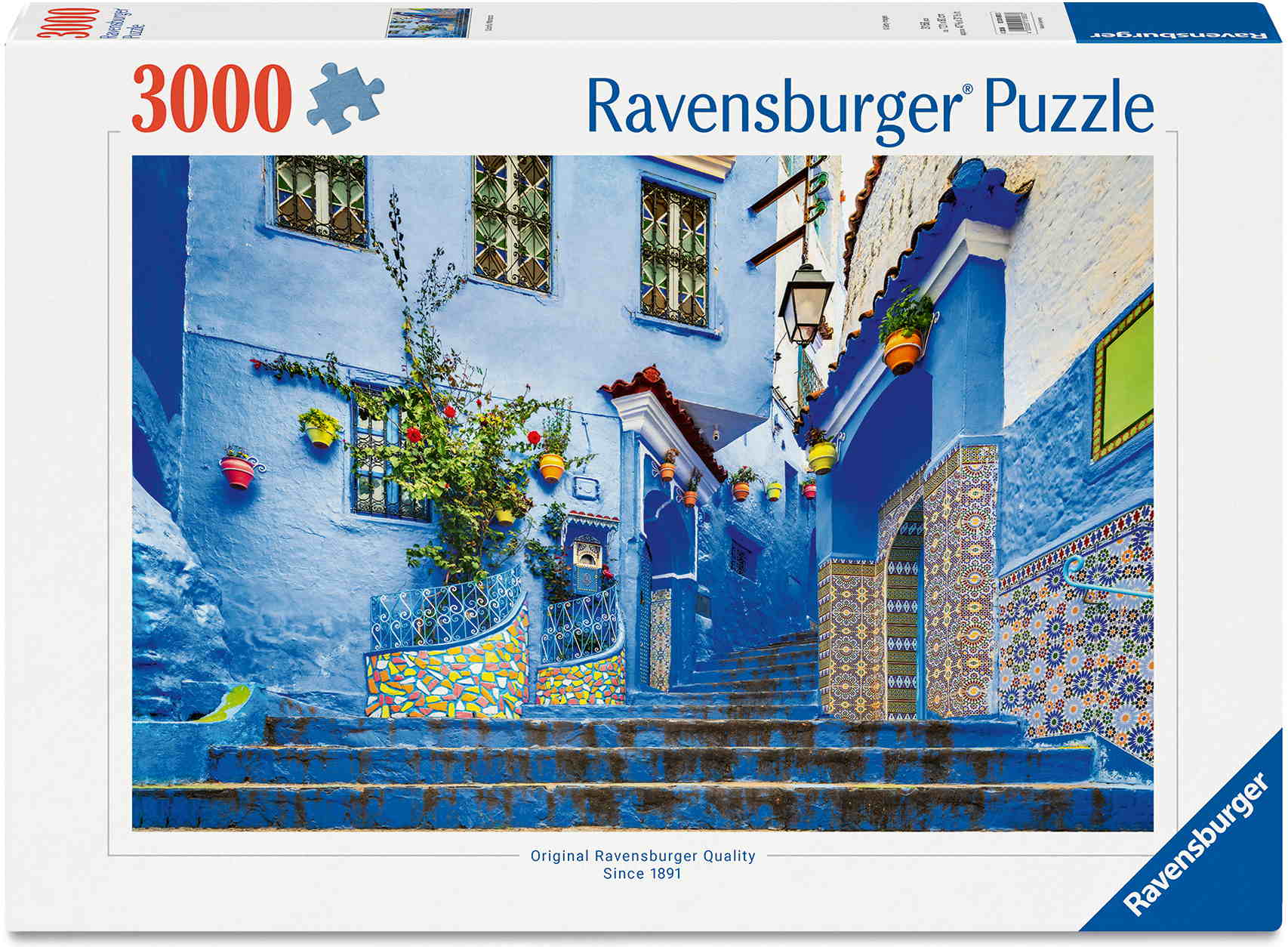3000 Teile Ravensburger Puzzle Marokko in Blau 12001893