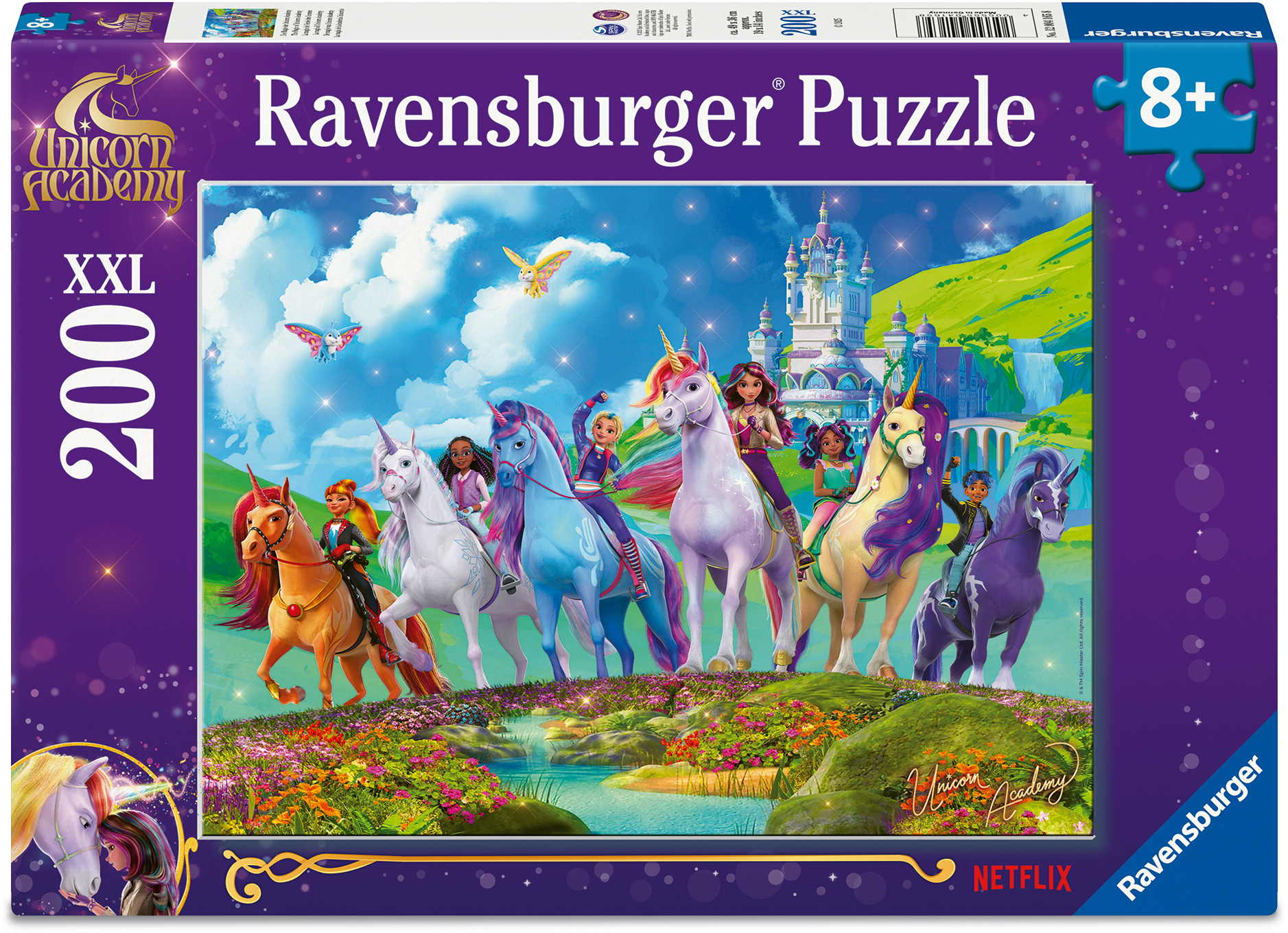 200 Teile Ravensburger Kinder Puzzle XXL Unicorn Academy Die Magie der Unicorn Academy 12004165