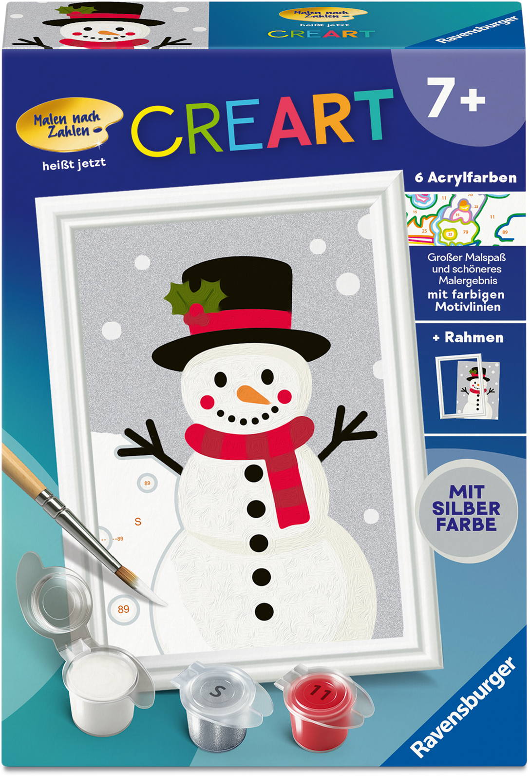 Ravensburger Malen nach Zahlen CREART Serie F Schneemann Snowy 12023169