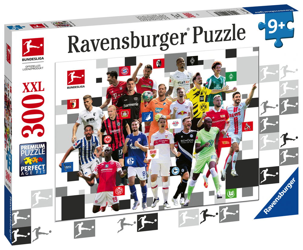 300 Teile Ravensburger Kinder Puzzle XXL Bundesliga Saison 2020/2021 12917