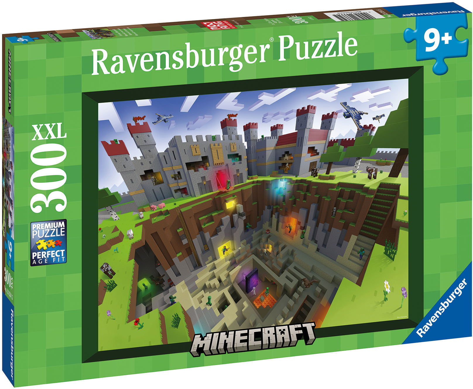 300 Teile Ravensburger Kinder Puzzle XXL Minecraft Cutaway 13334
