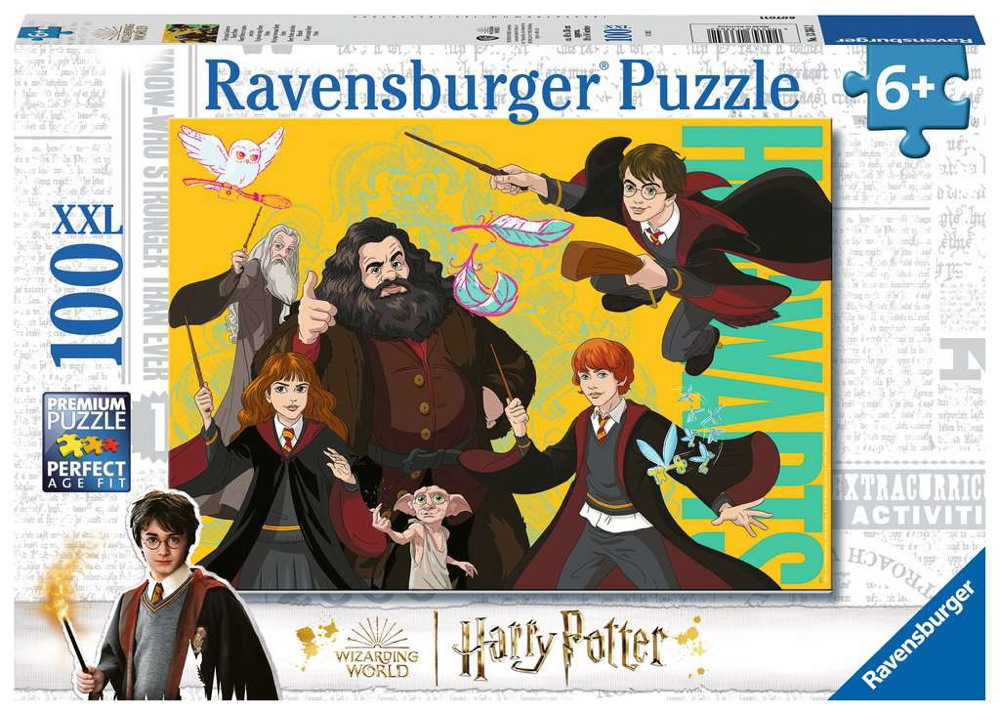 100 Teile Ravensburger Kinder Puzzle XXL Der junge Zauberer Harry Potter 13364