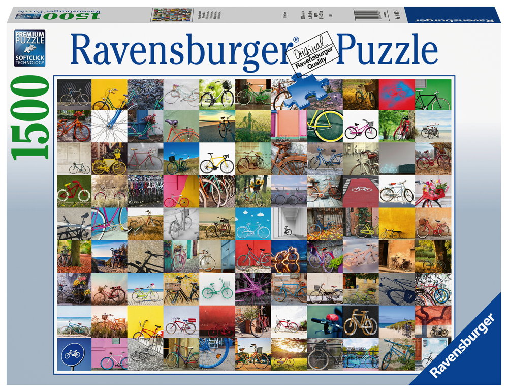 1500 Teile Ravensburger Puzzle 99 Fahrräder und mehr... 16007